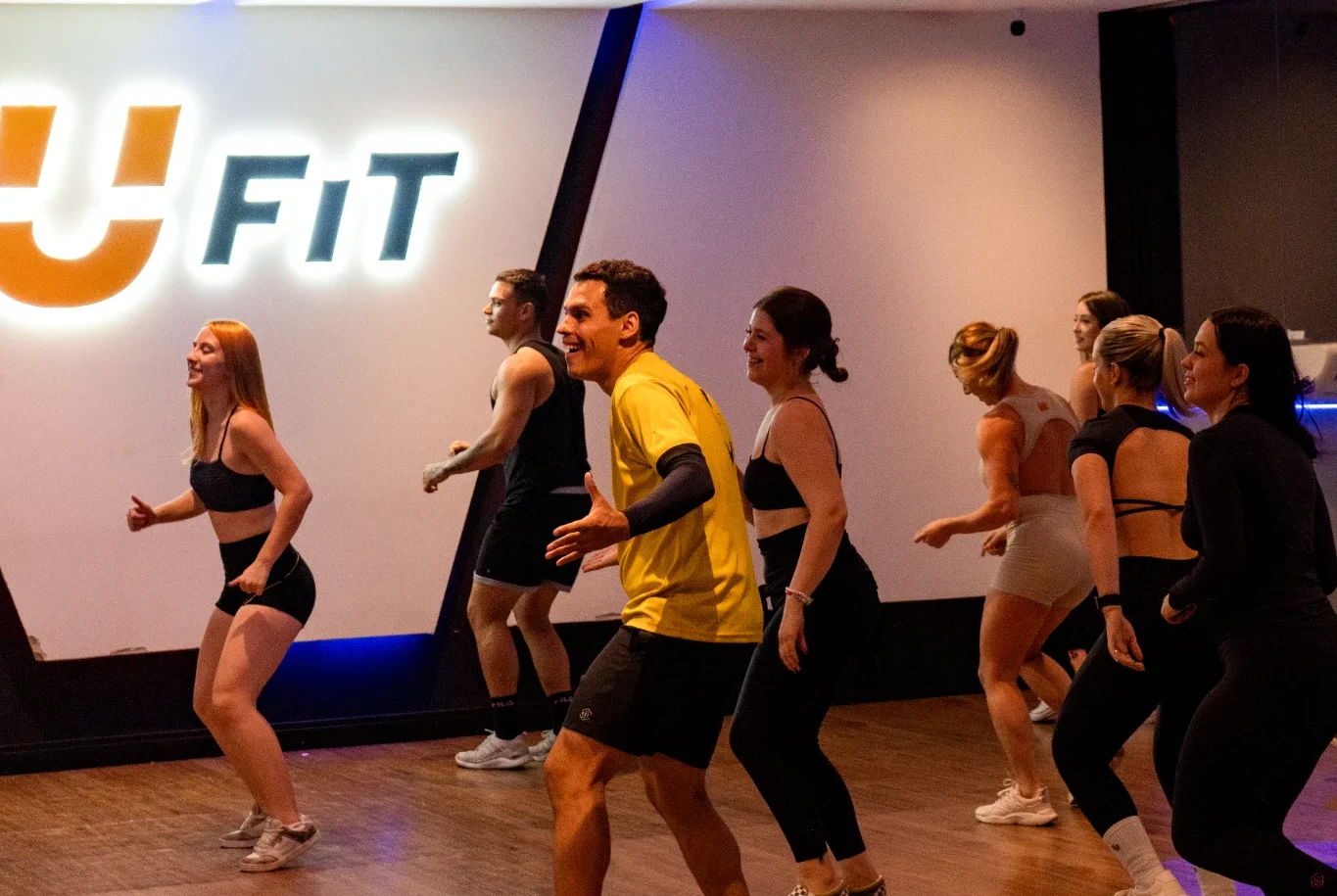 Aula de dança na UFit